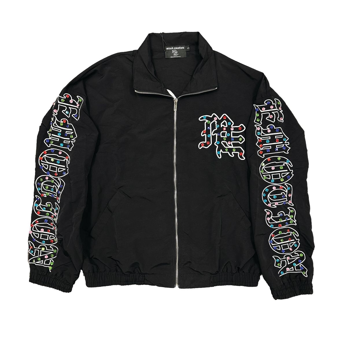 'ME' Rhinestone Nylon Jacket