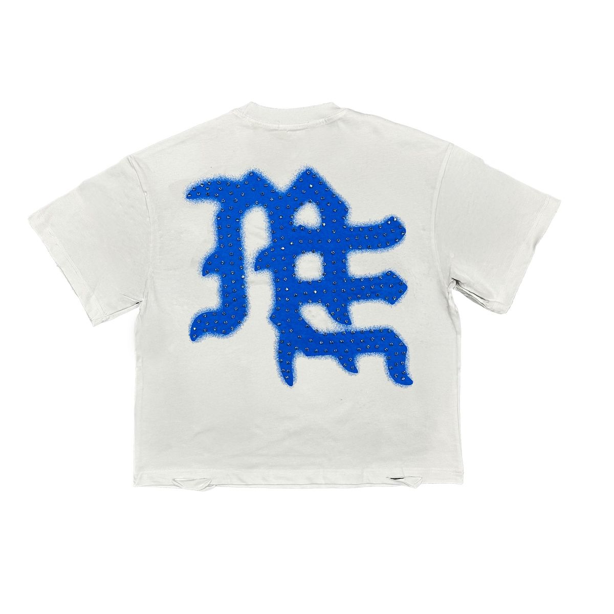 ME Blue ‘End’ Rhinestone Tee