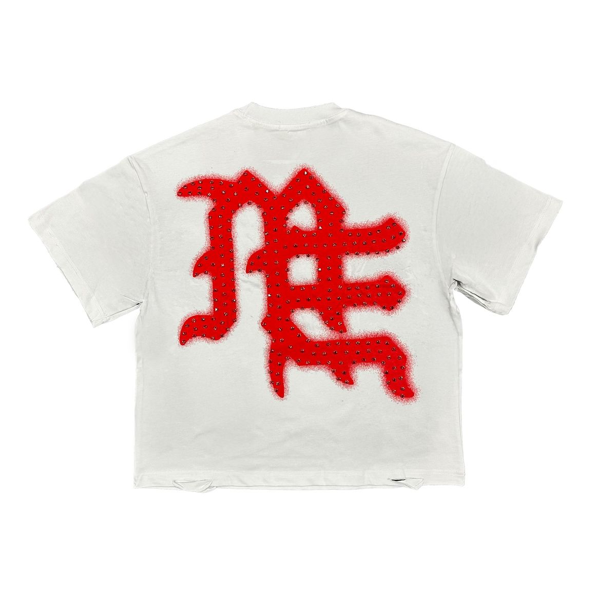 ME Red ‘End’ Rhinestone Tee