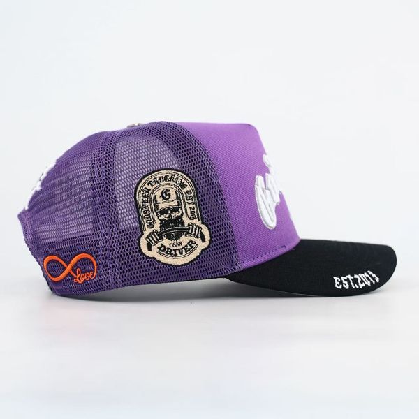 GS FOREVER TRUCKER HAT Purple/Black