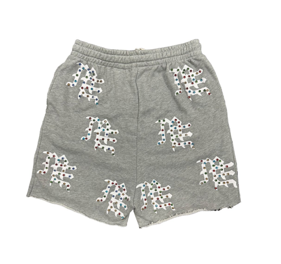 ME Grey 'ME' Logo Shorts