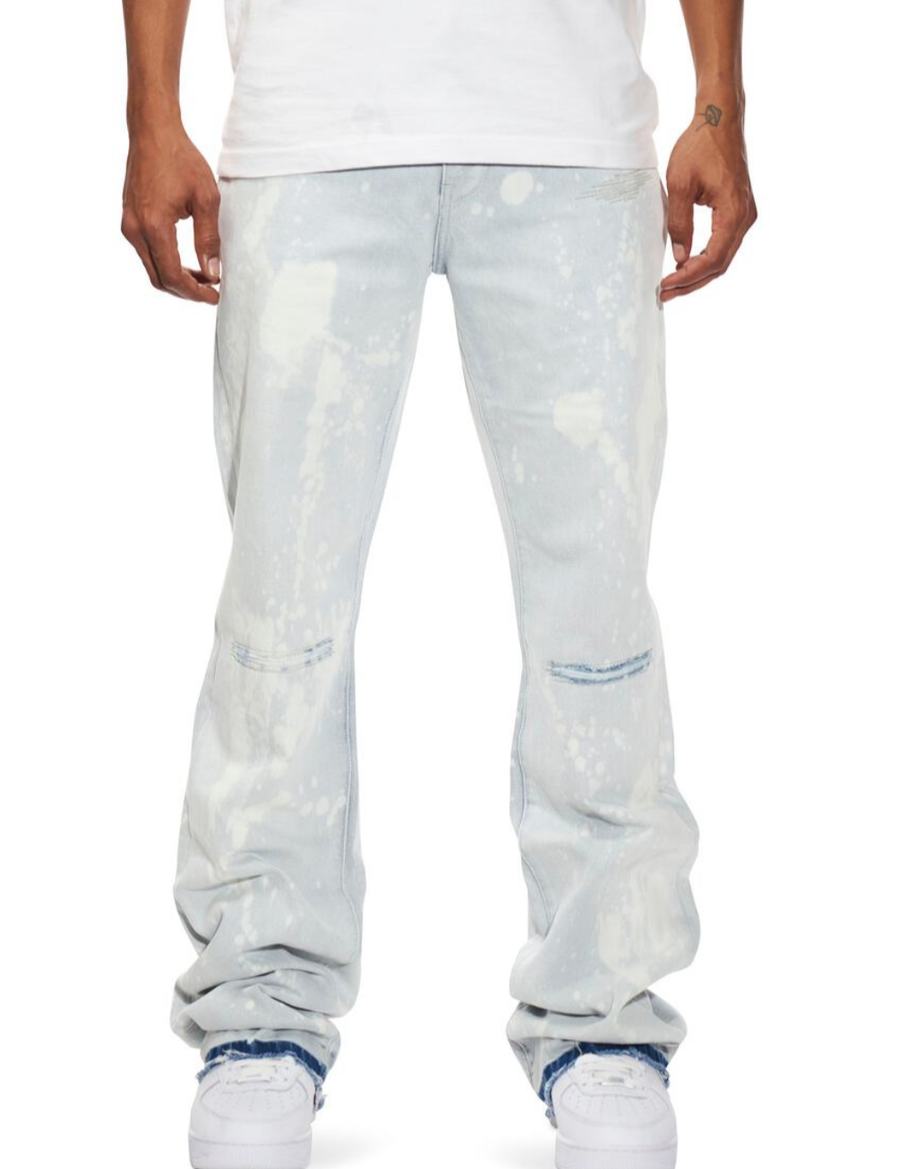 Dead Than Cool Baggy Paint Destroyed Jean