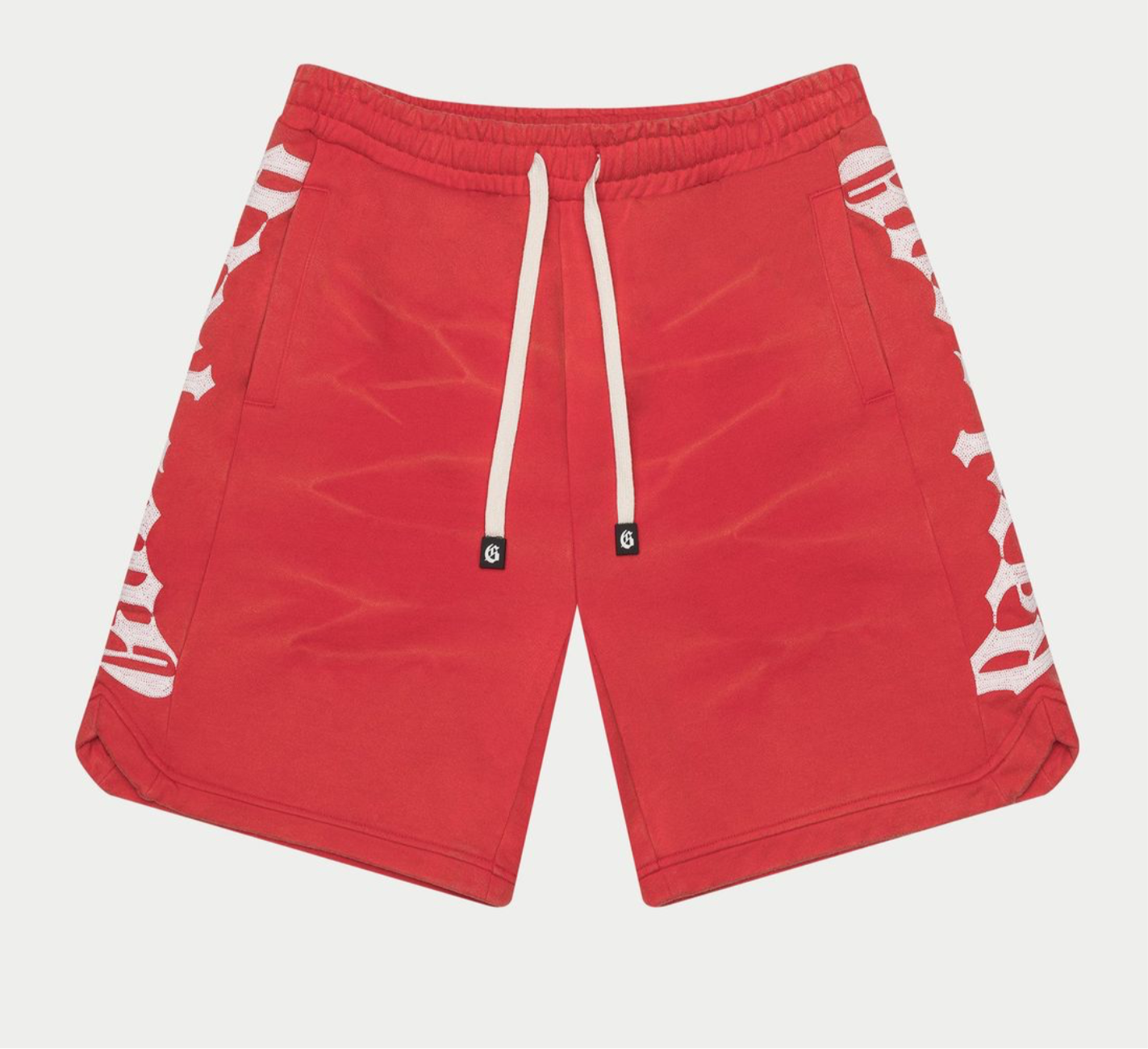 God speed CourtSide Shorts (Red Tie-Dye)