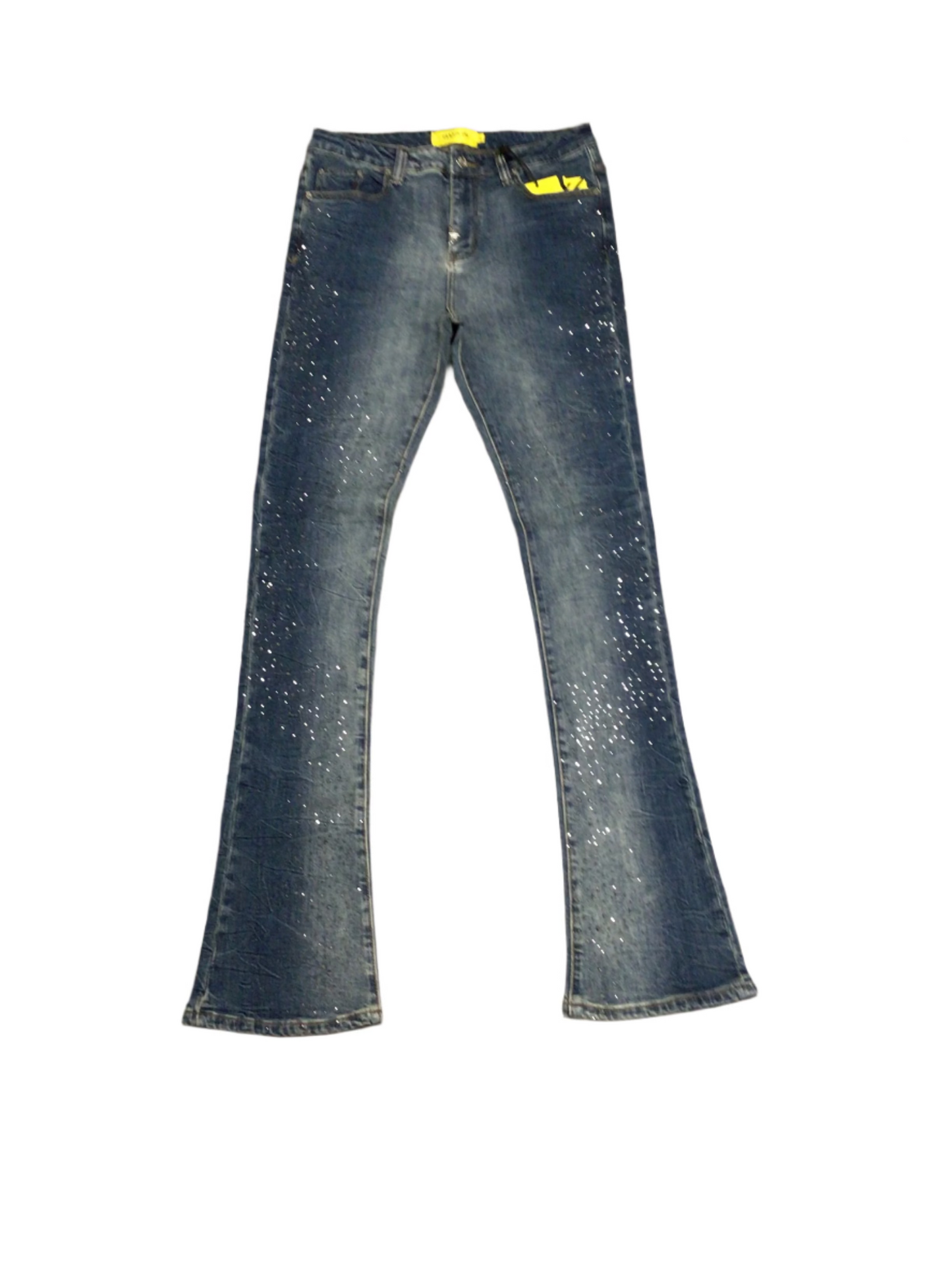 Acid Blue Starry Sky Denim
