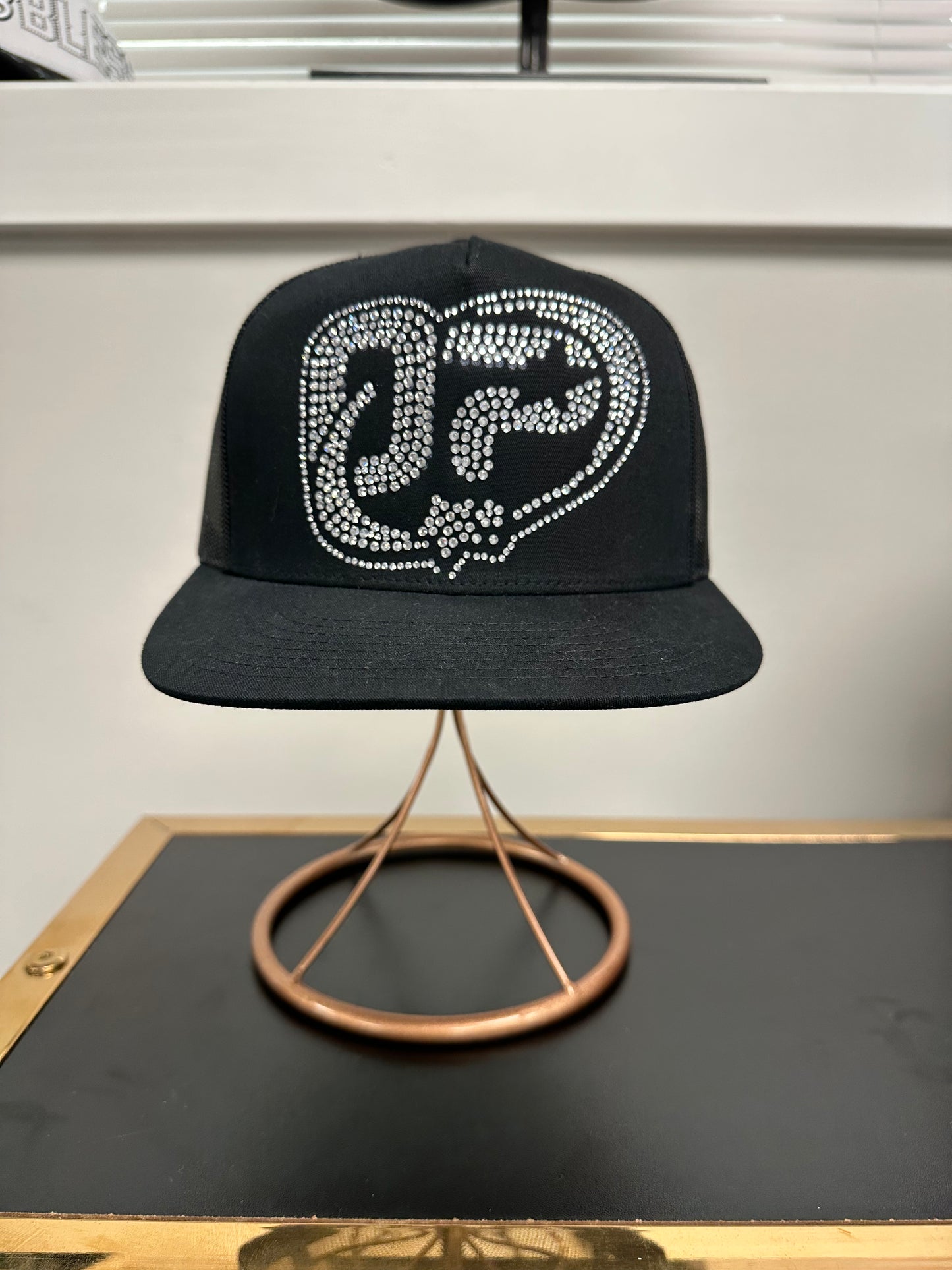 OP HAT BLACK & SILVER