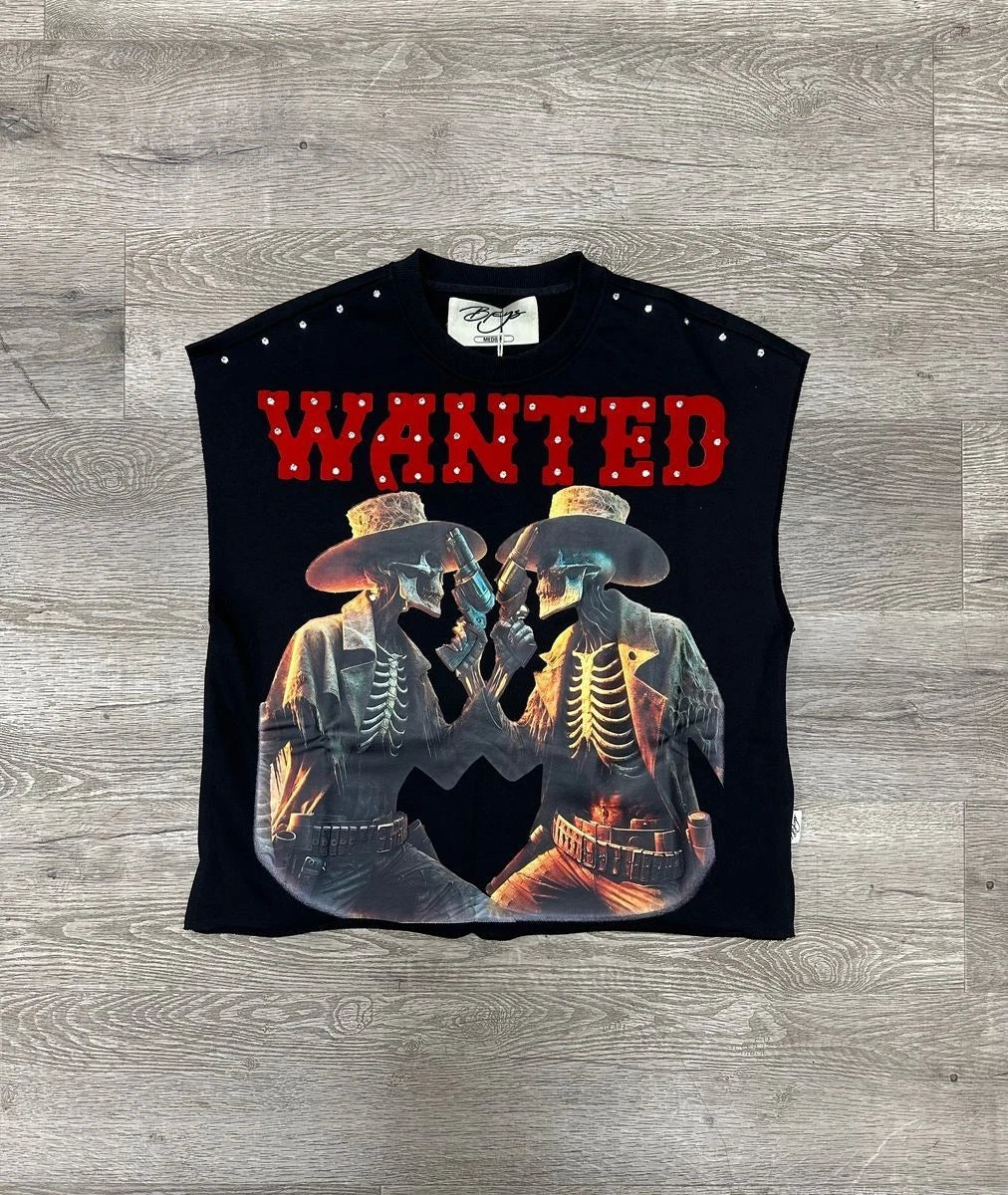 BKYS APPAREL WANTED F-TERRY MUSCLET