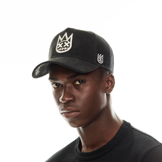 SHIMUCHAN LOGO MESH BACK TRUCKER HAT