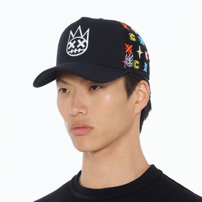 CULT LOGO PATTERN HAT