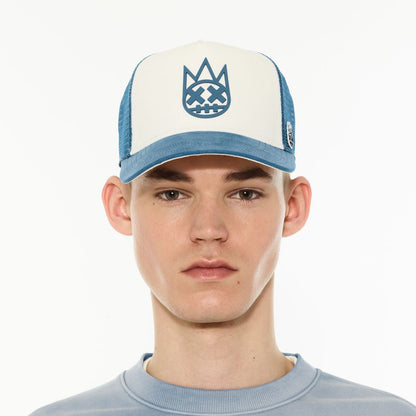 LOGO MESH BACK TRUCKER HAT "SHIMUCHAN"