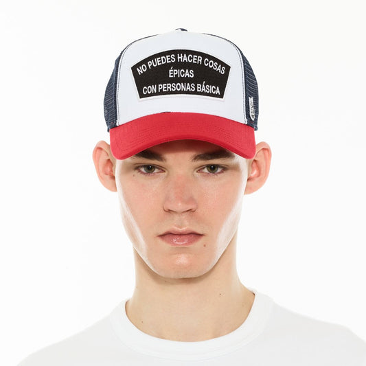 LOGO MESH BACK TRUCKER HAT "SPANISH EPIC SHIT"