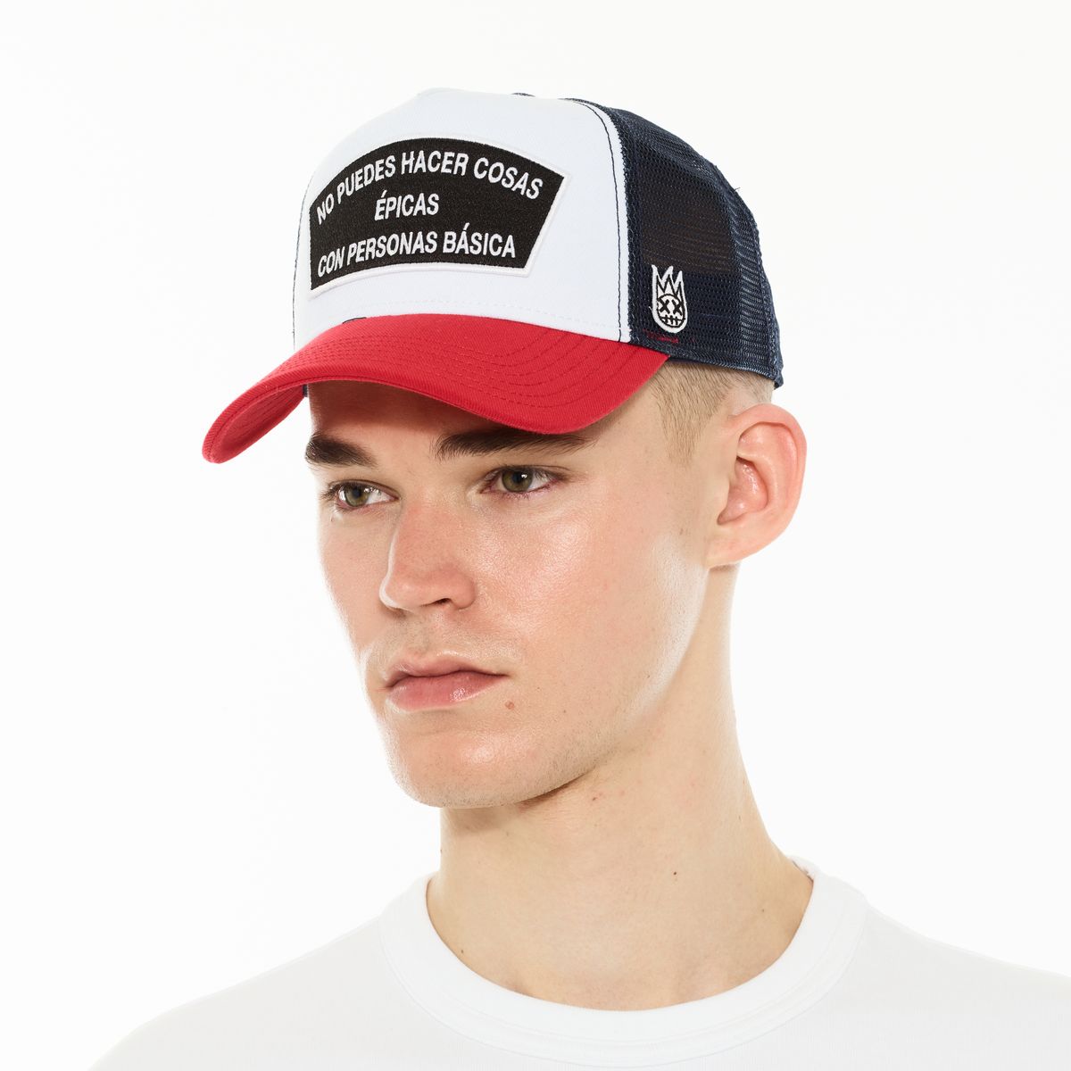 LOGO MESH BACK TRUCKER HAT "SPANISH EPIC SHIT"