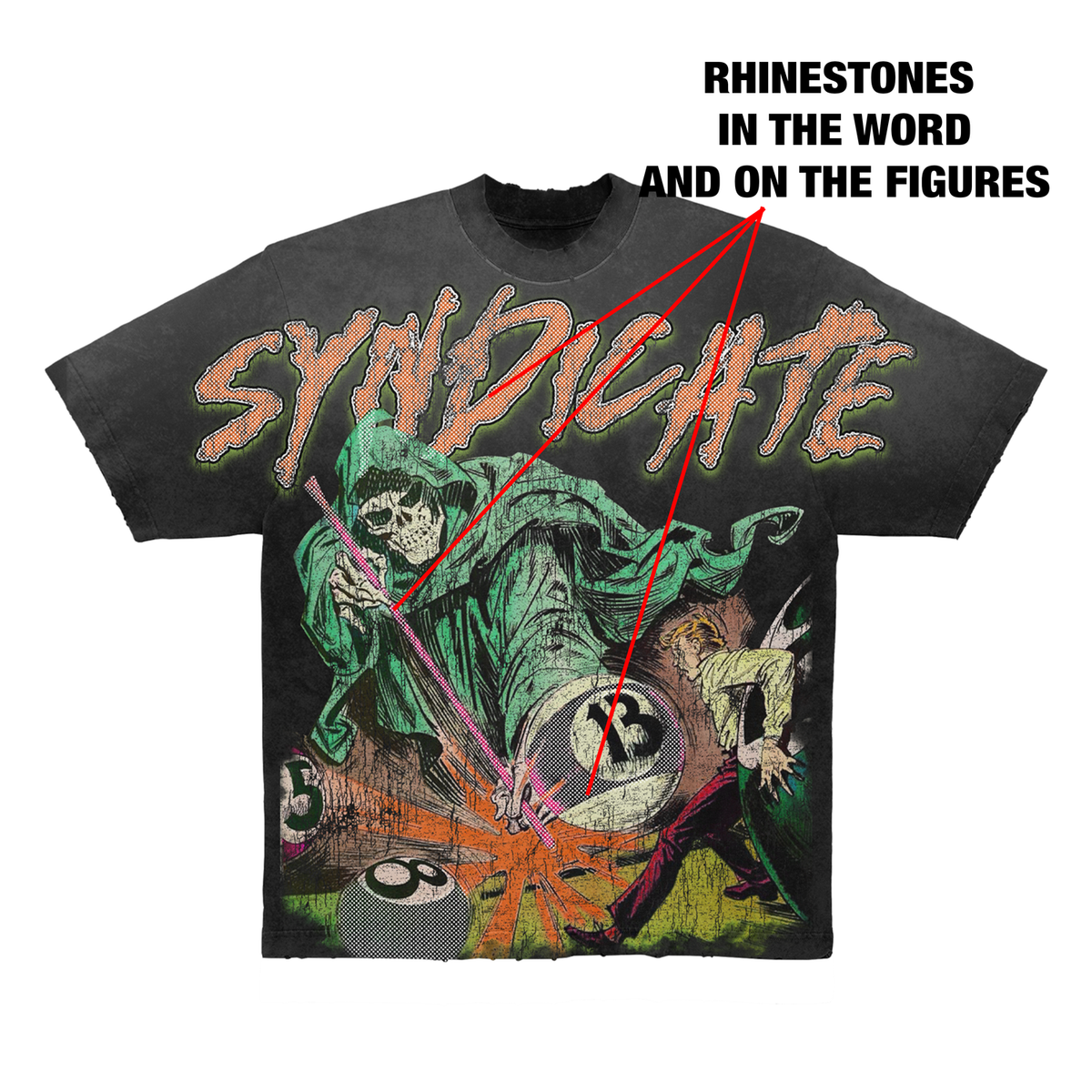 The Syndicate "13" Black/Orange Wash