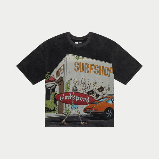 God Speed GS Surf Shop (Grey Wash)