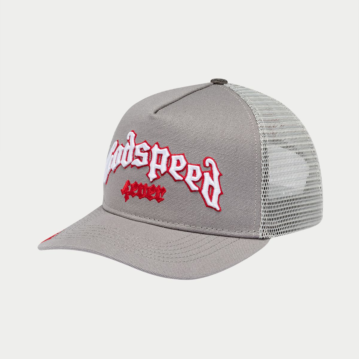 GS FOREVER TRUCKER HAT (GREY/RED) (GREYRED)