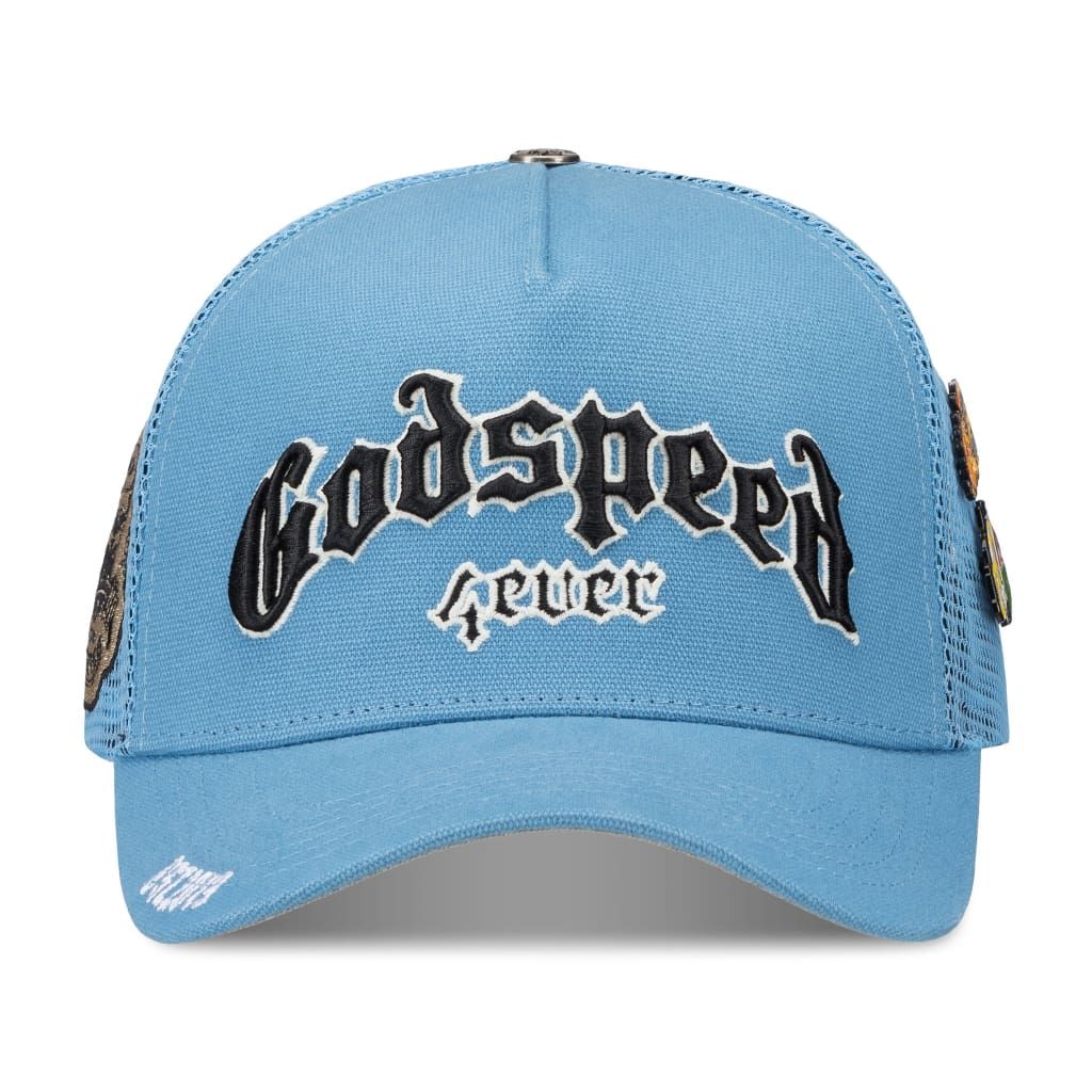 GS FOREVER TRUCKER HAT SKY BLUE