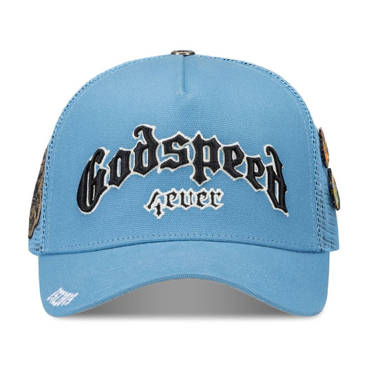 GS FOREVER TRUCKER HAT SKY BLUE