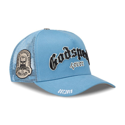 GS FOREVER TRUCKER HAT SKY BLUE
