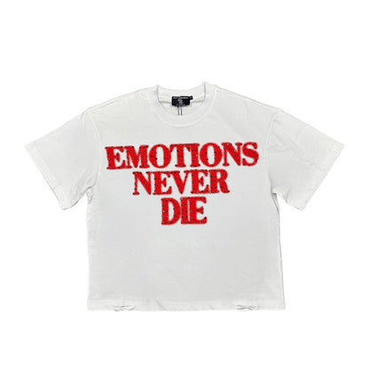 ME Red ‘End’ Rhinestone Tee