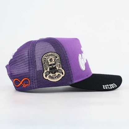 GS FOREVER TRUCKER HAT Purple/Black