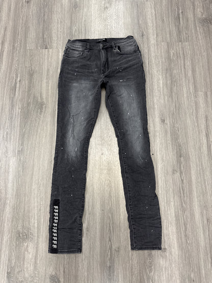 Dead Than Cool Dark Grey Paint Splatter