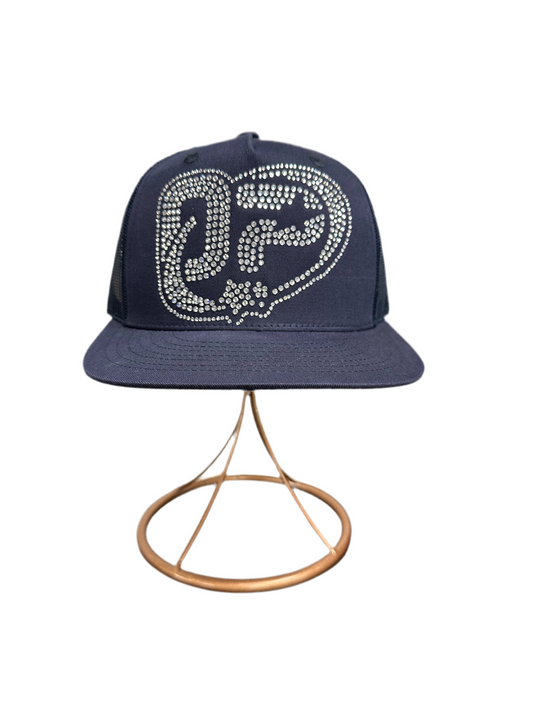 OP HAT NAVY & SILVER