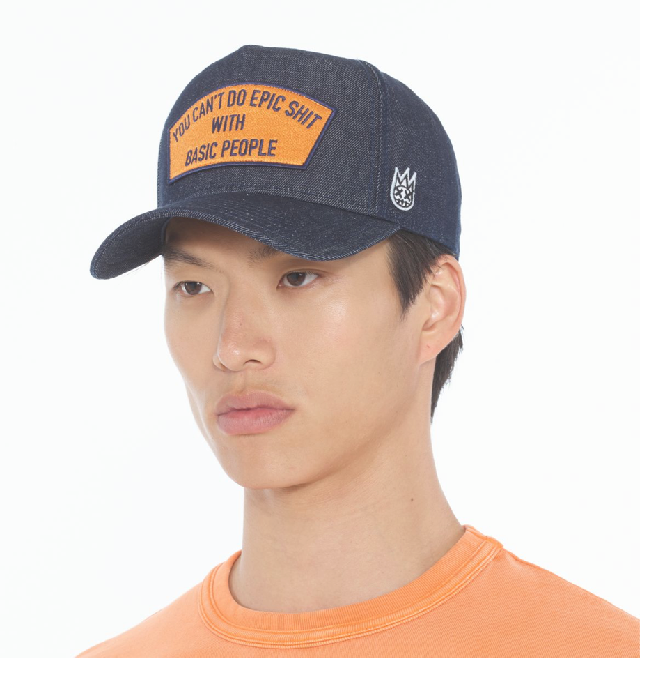 CULT EPIC SHIT DENIM TRUCKER HAT