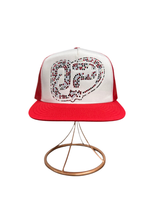 OP HAT white and red