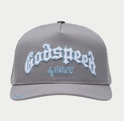 GodSpeed FOREVER TRUCKER HAT (Cool Grey)