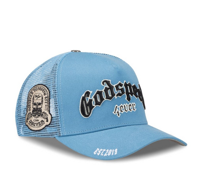 Godspeed FOREVER TRUCKER HAT (BABY BLUE)