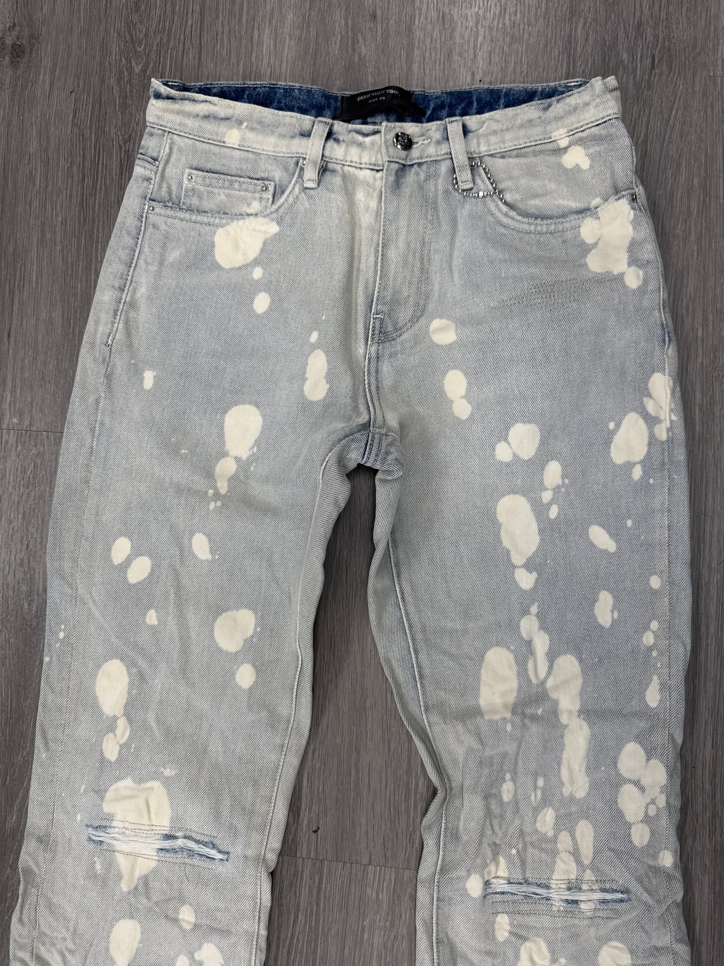 Dead Than Cool Baggy Paint Destroyed Jean
