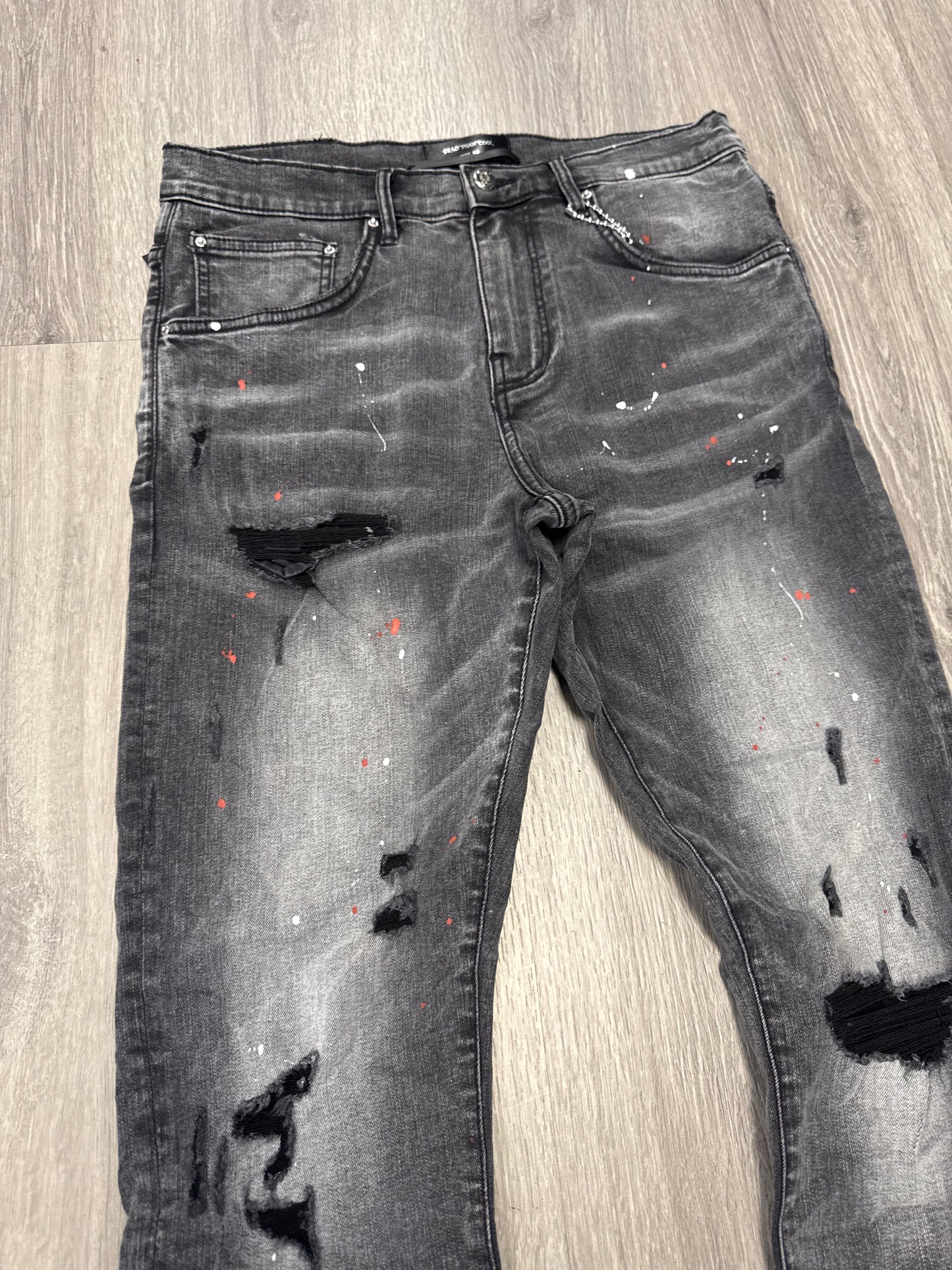 Dead Than Cool Acid Grey Jeans