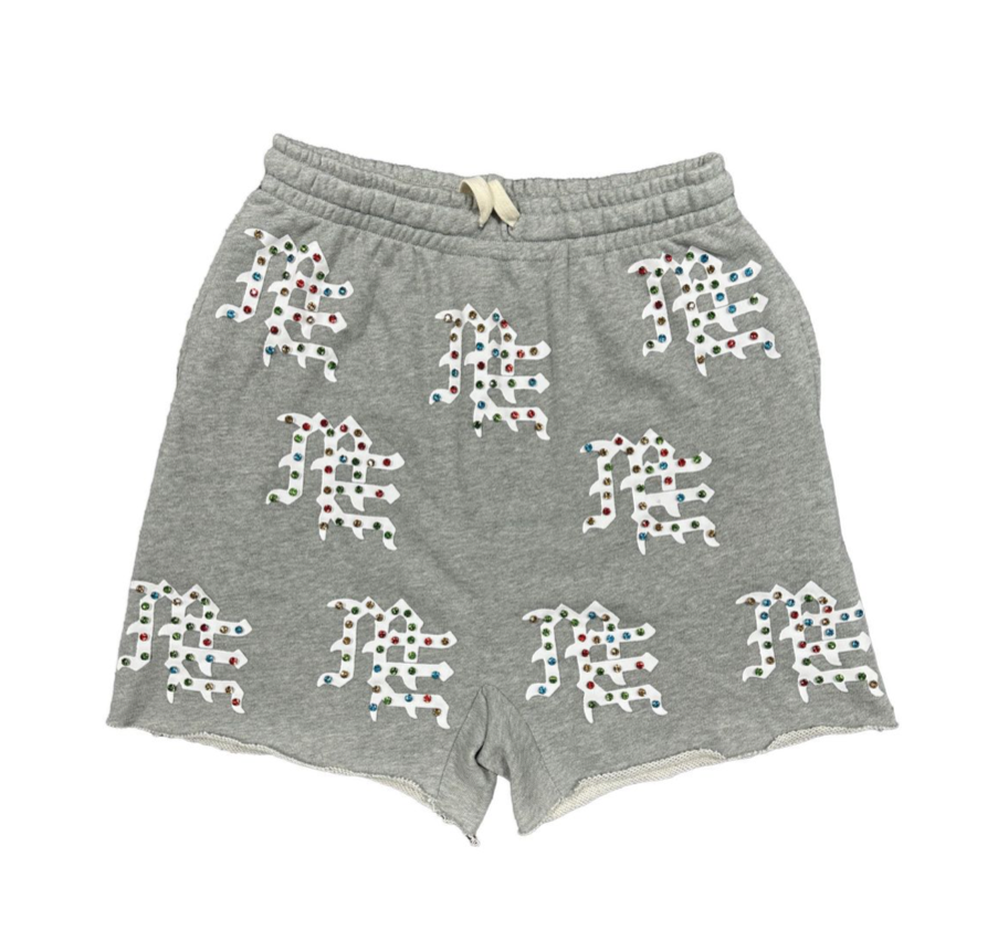ME Grey 'ME' Logo Shorts