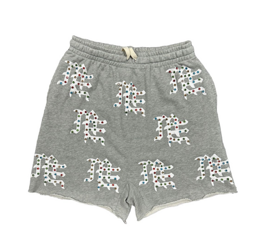 ME Grey 'ME' Logo Shorts