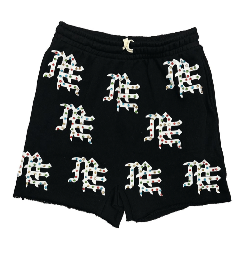 Black 'ME' Logo Shorts