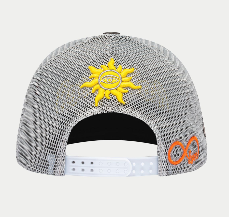 GODSPEED GS Forever Trucker Hat (Grey/Yellow)