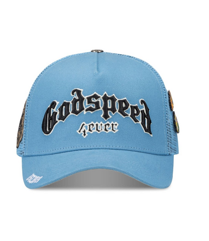 Godspeed FOREVER TRUCKER HAT (BABY BLUE)