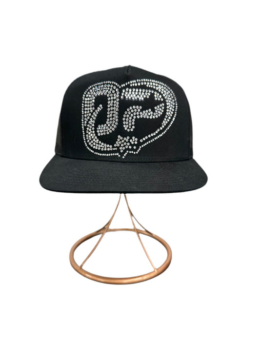 OP HAT BLACK & SILVER