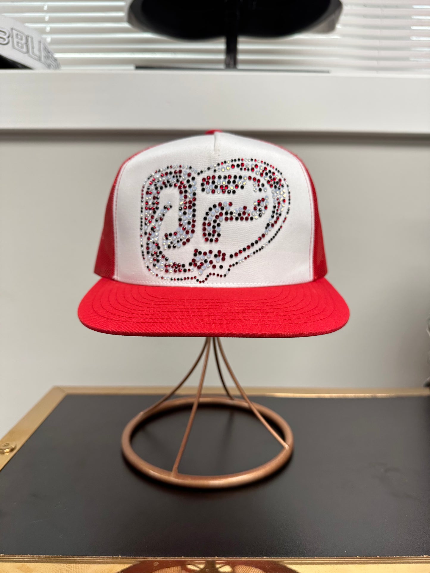 OP HAT white and red