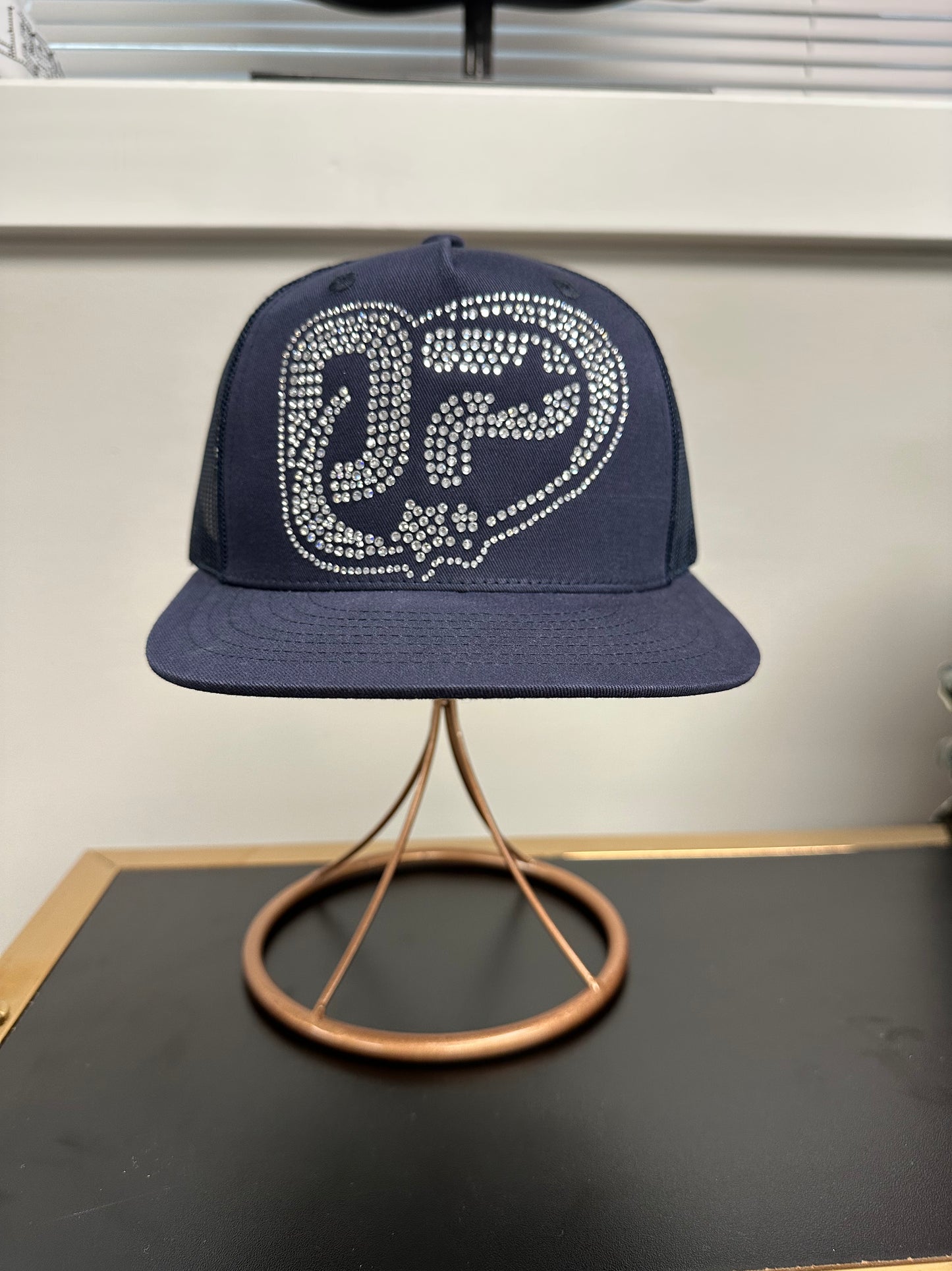 OP HAT NAVY & SILVER