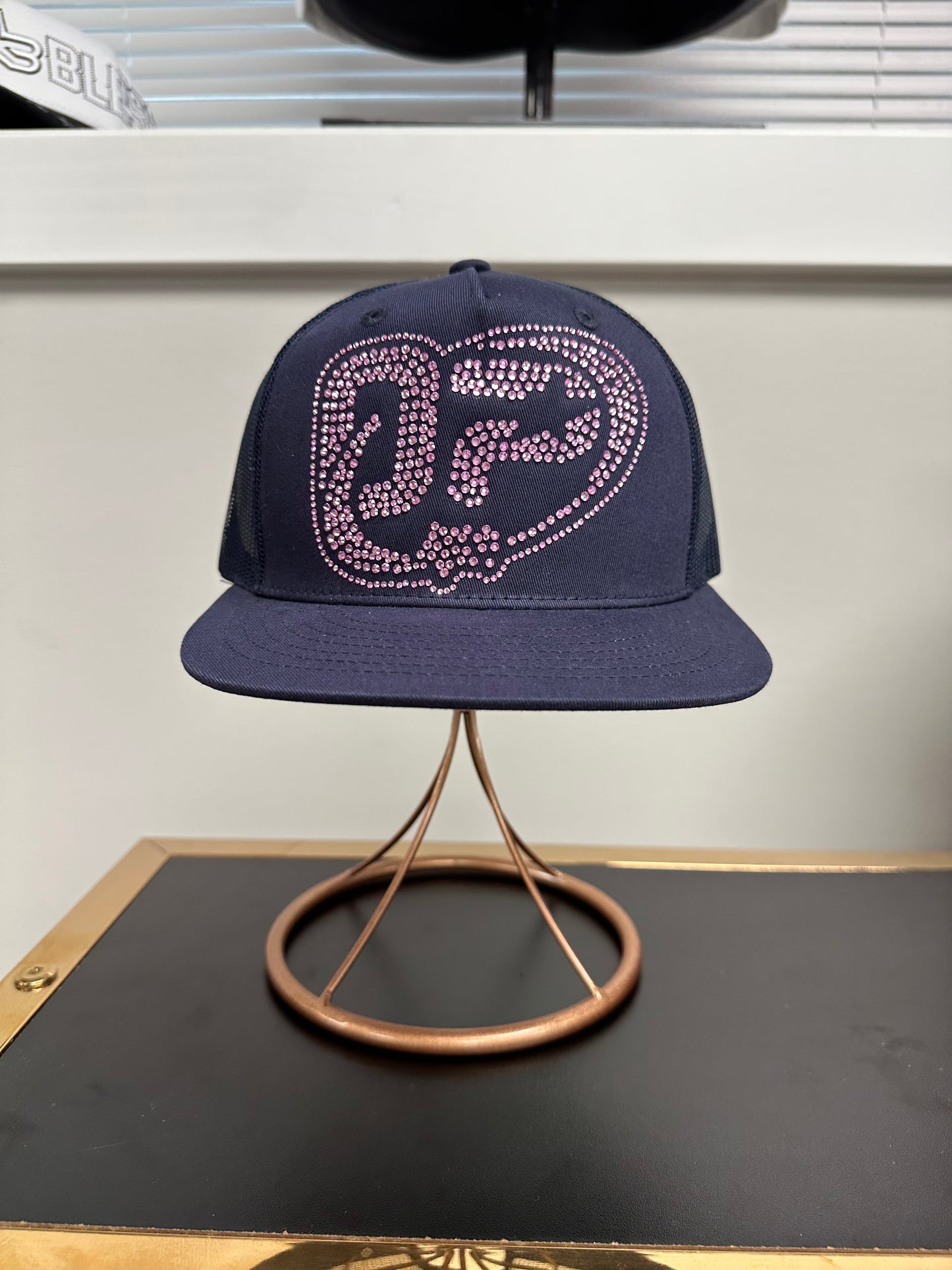 OP HAT PINK & NAVY