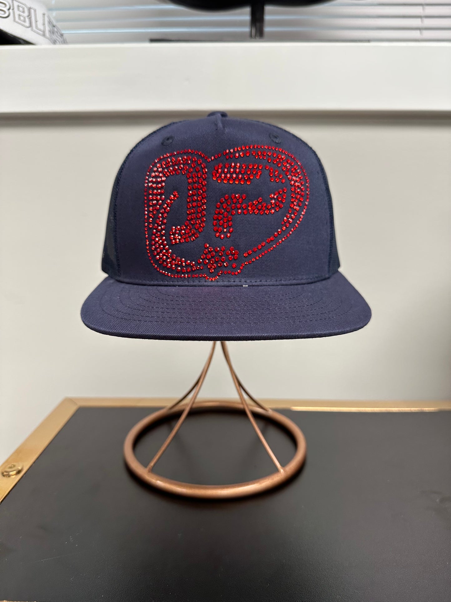 OP HAT NAVY & RED