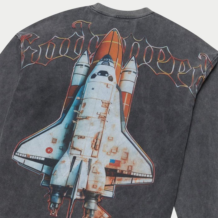 Godspeed Lift Off LS T-Shirt (Grey Wash)