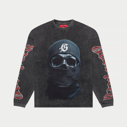 Godspeed Balaclava T-Shirt (Grey Wash)