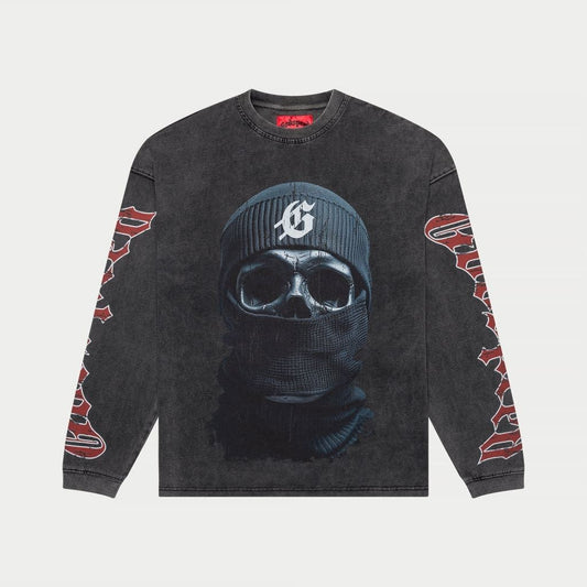 Godspeed Balaclava T-Shirt (Grey Wash)