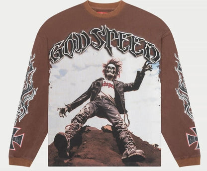 Godspeed Rocker Long Sleeve Shirt Brown Wash