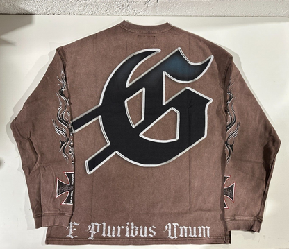 Godspeed Rocker Long Sleeve Shirt Brown Wash