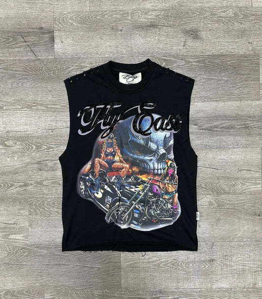 BKYS APPAREL "FLY EAST" F-TERRY MUSCLE