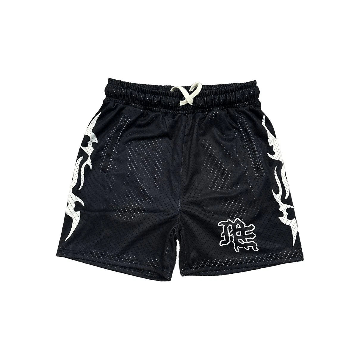 NEW MIXED EMOTIONS Black 'Lightning' Shorts