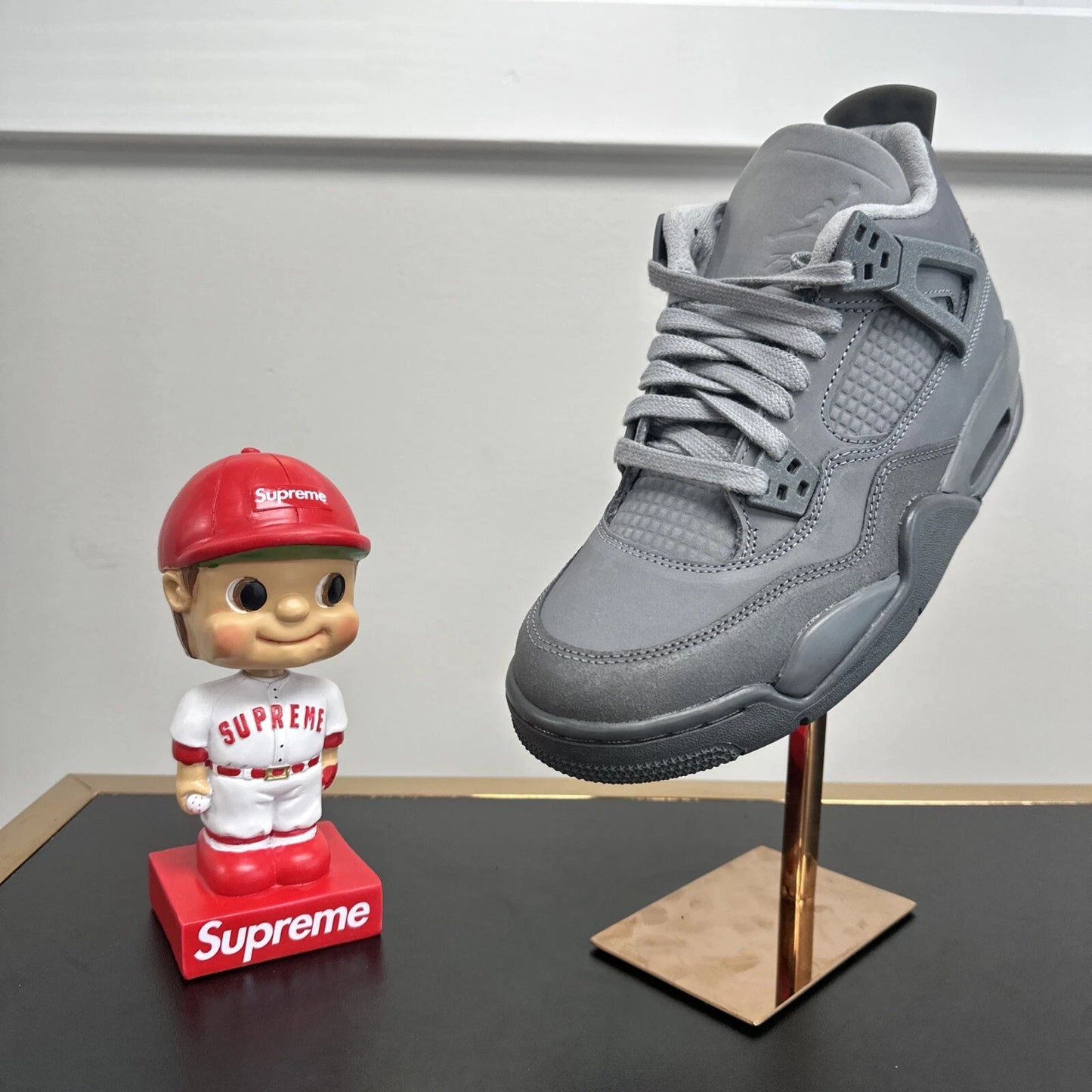 Air Jordan 4 Retro SE Paris Olympic Wet Cement Grey