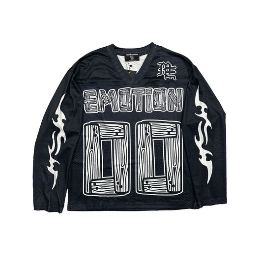 Mixed Emotion OVERSIZE BLACK 'Lightning' Long Sleeve